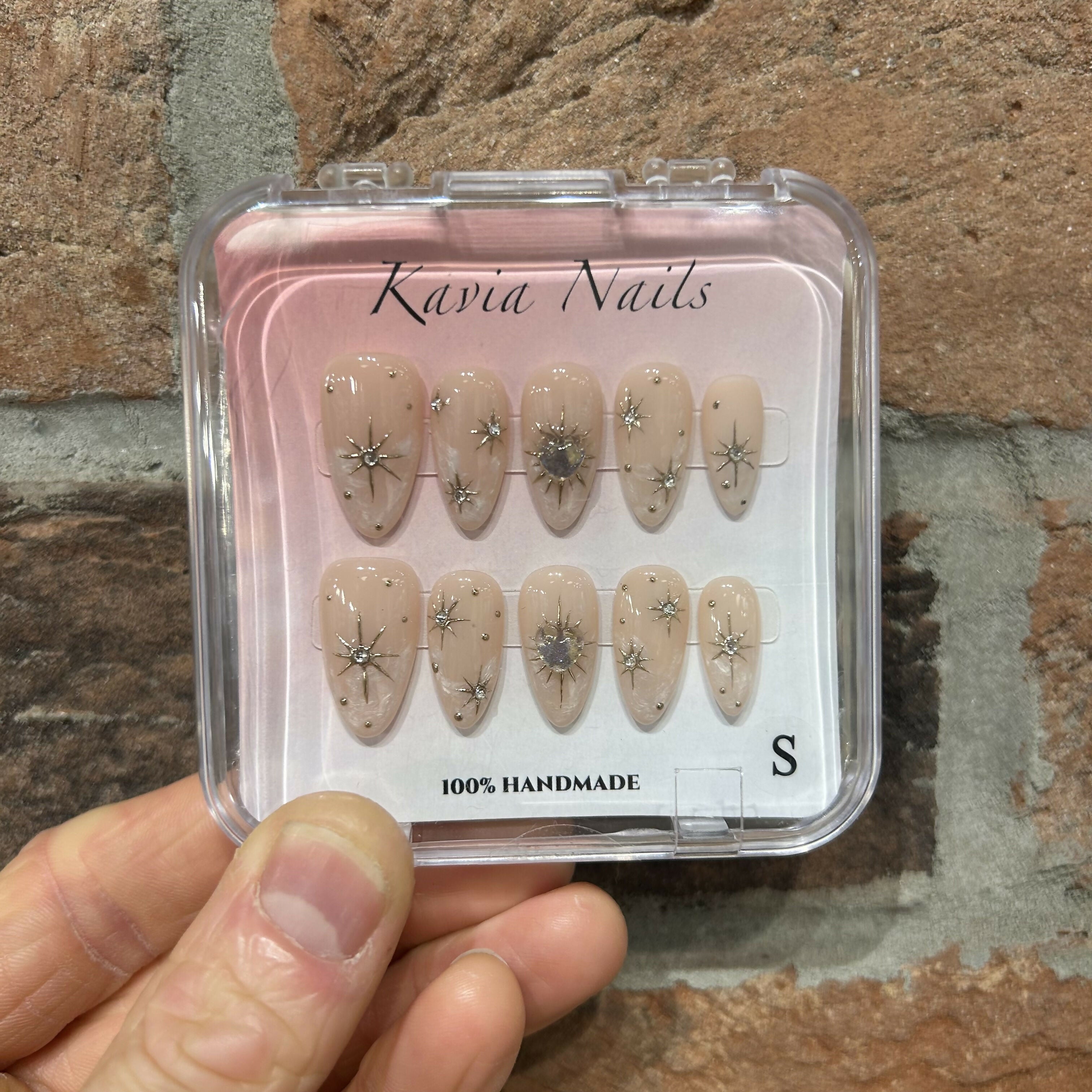 Rococo Star - Handmade Press On Nails