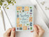 Blue Letters Pastel Xmas Card 2026