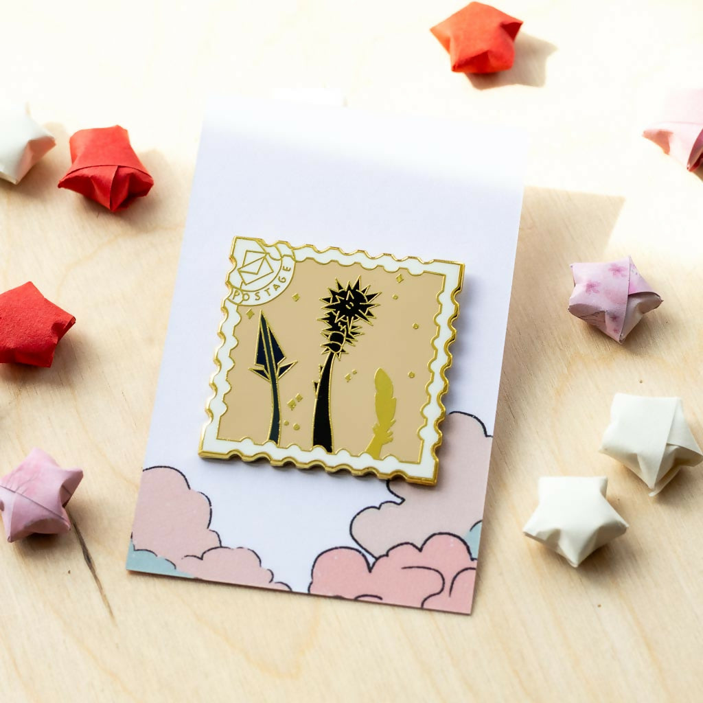 Tails of the Sky Enamel Pin