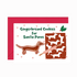 Gingerbread Dachshund Christmas Card