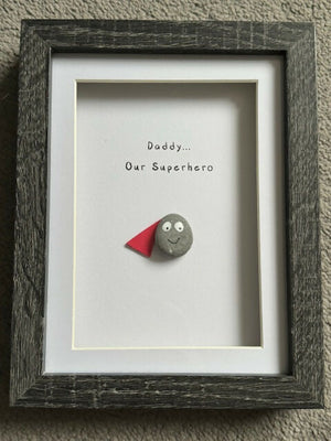 Daddy / Dad our / my superhero with cape - Small