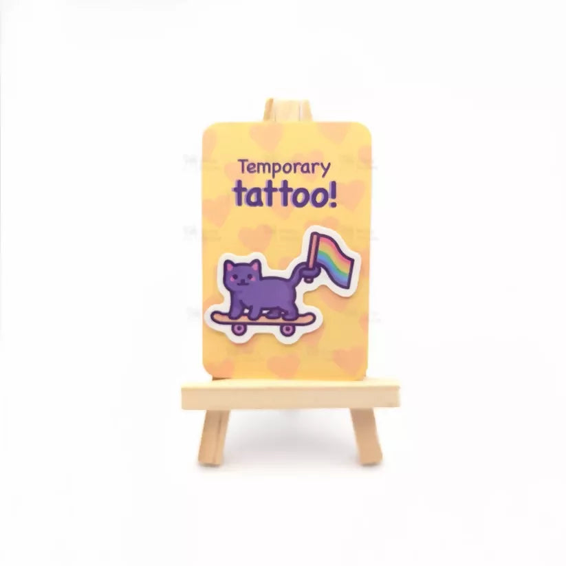 Temporary Tattoos - Cat Themed - Sold Individually