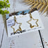 Citrine Star Gemstone Earrings; Delicate Gold Wire Bohemian Earrings With Crystal Sparkle