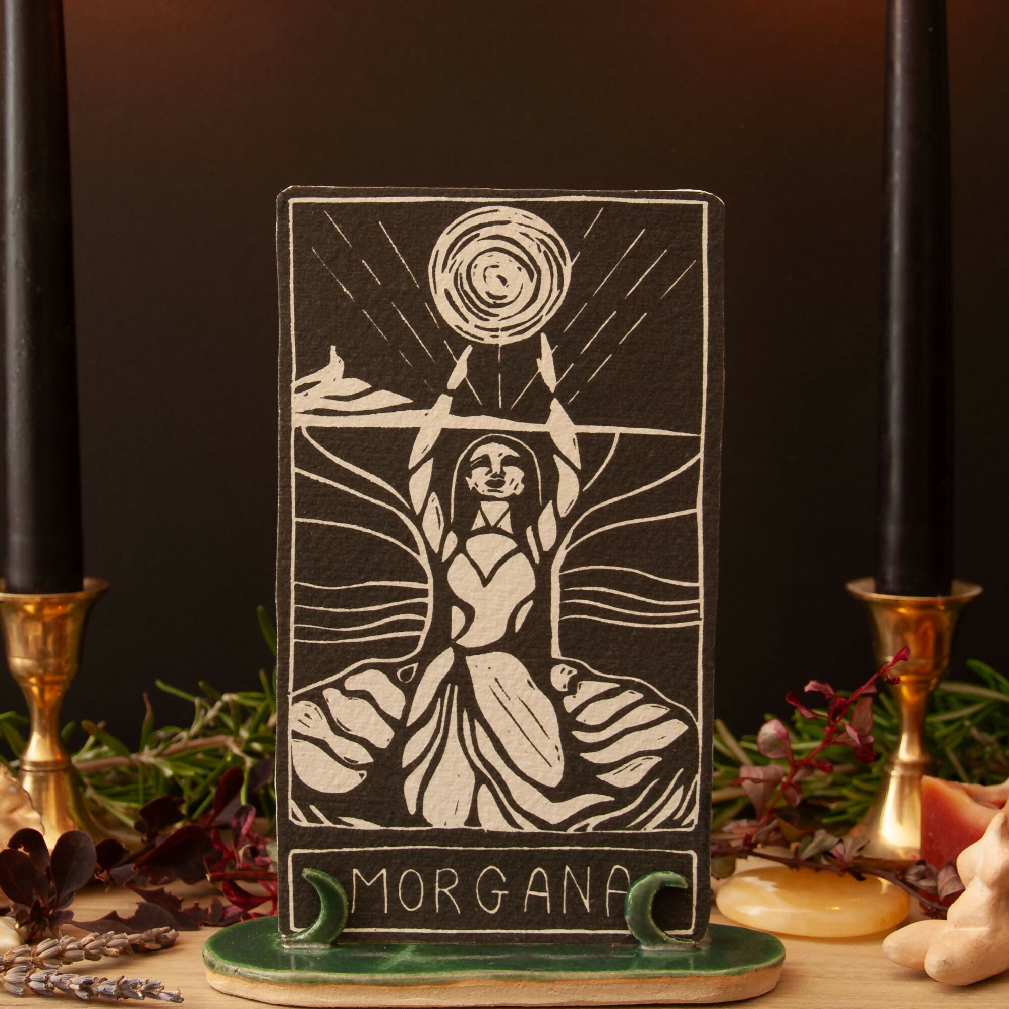 MORGANA GODDESS ALTAR CARD
