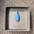 Blue Opal Wire Wrapped Pendant