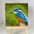 Hand Painted Kingfisher Mini Canvas Magnet