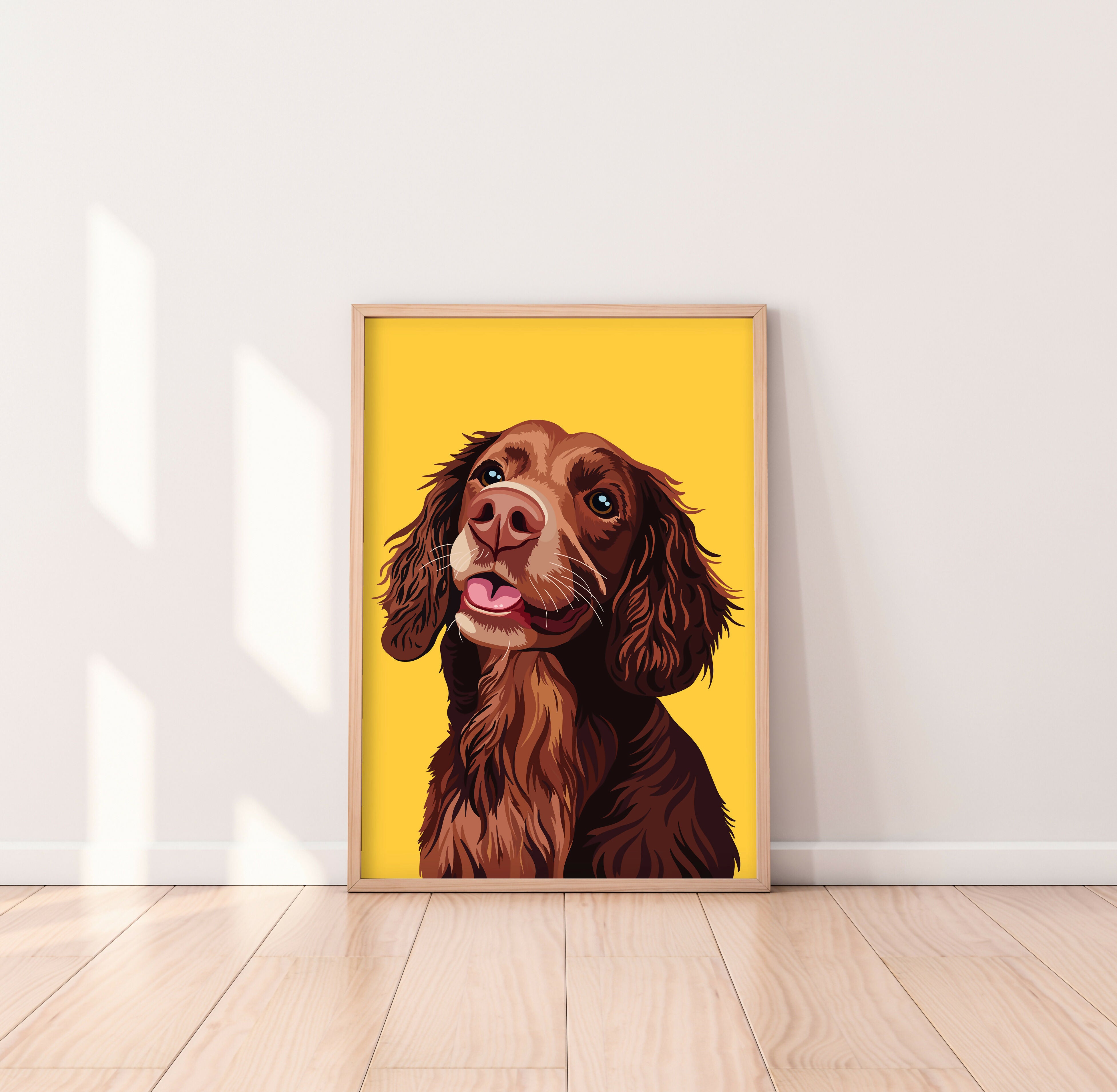 Spaniel Brown Dog Art Print