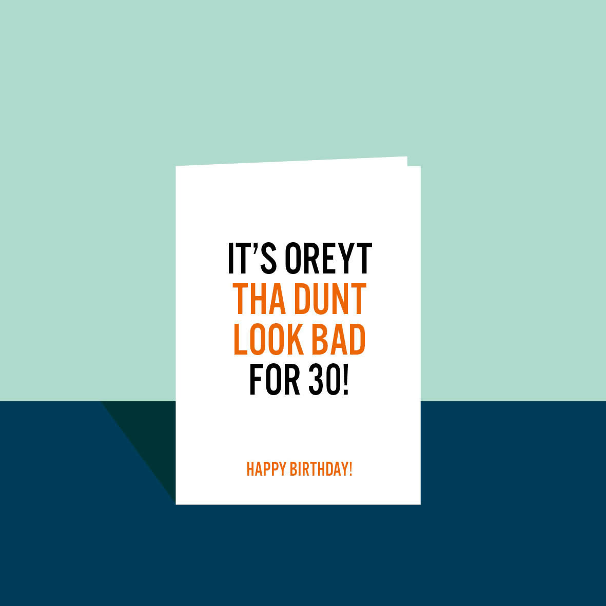 Yorkshire Saying Themed Age Cards