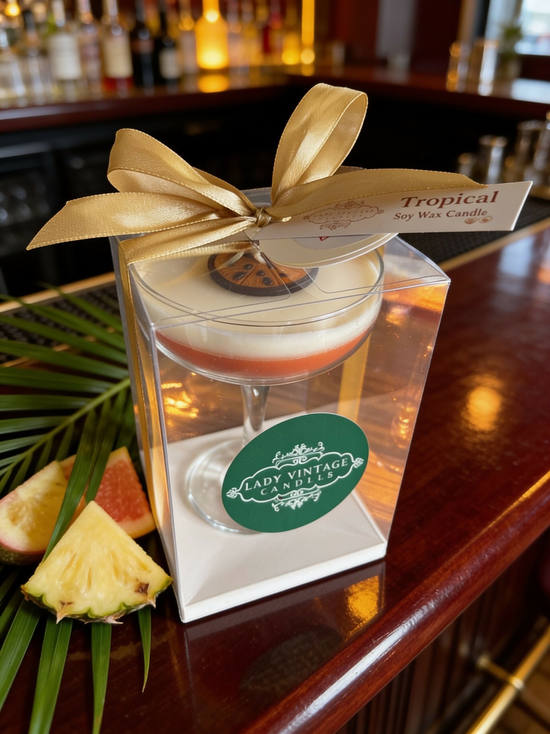 Pornstar Martini inspired Candle - Gift Wrapped