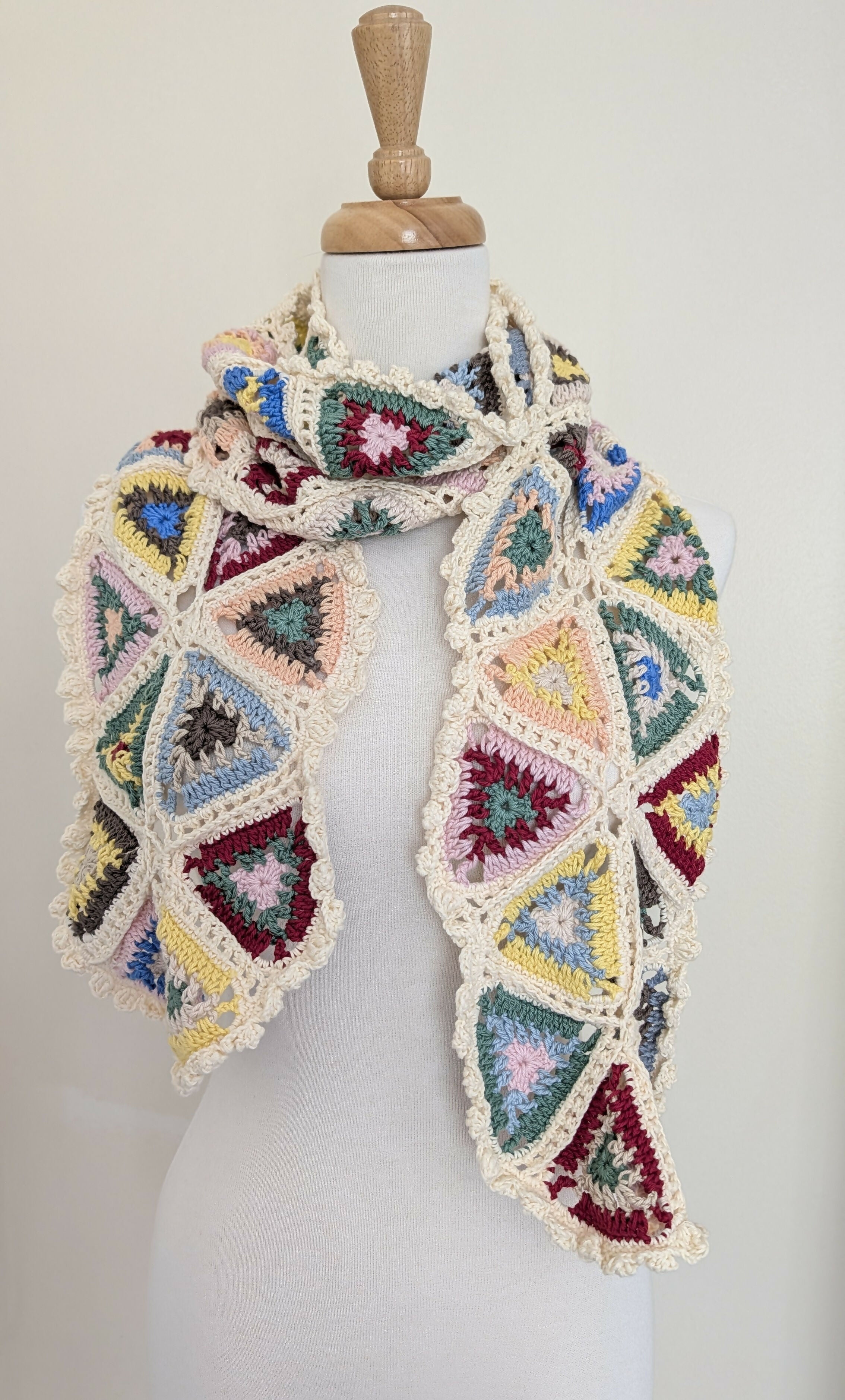 Scarf - Triangles In Bright Colours