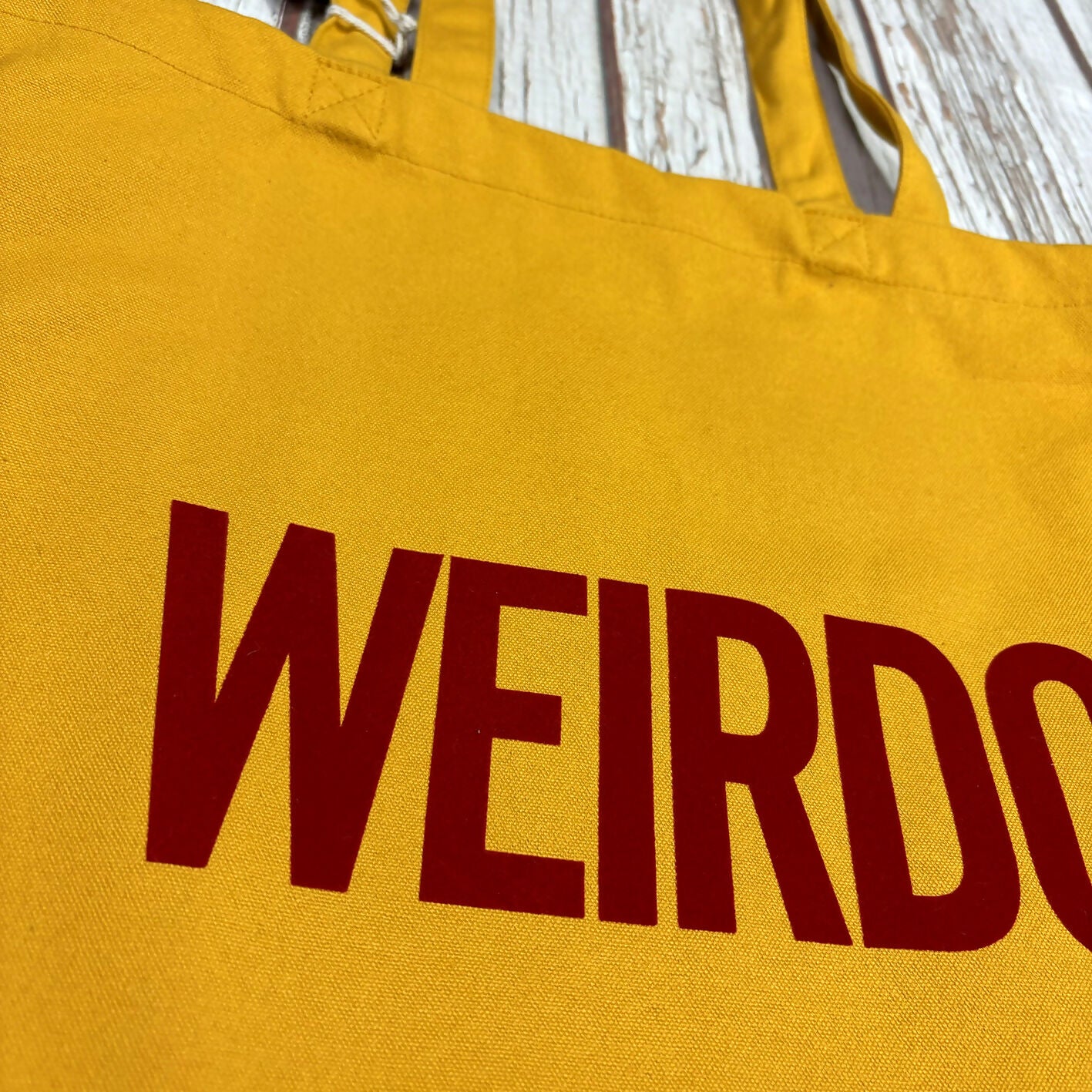 Weirdo Thick Organic Cotton Tote Bag