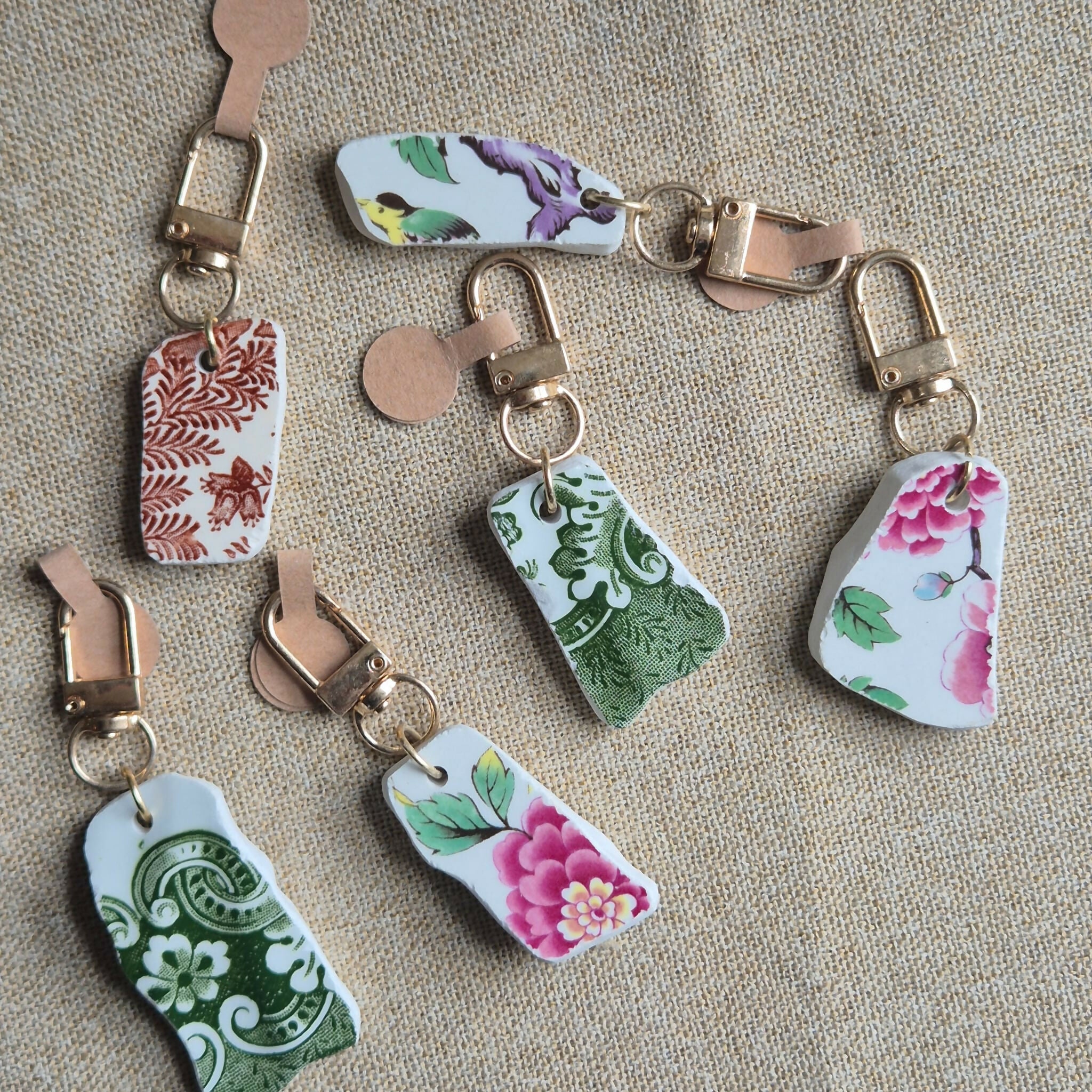 Recycled Ceramic Keyring