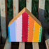Painted Wooden House - Rainbow