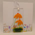 Fused Glass Flower Card
