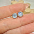 BLUE MOONSTONE STUD EARRINGS