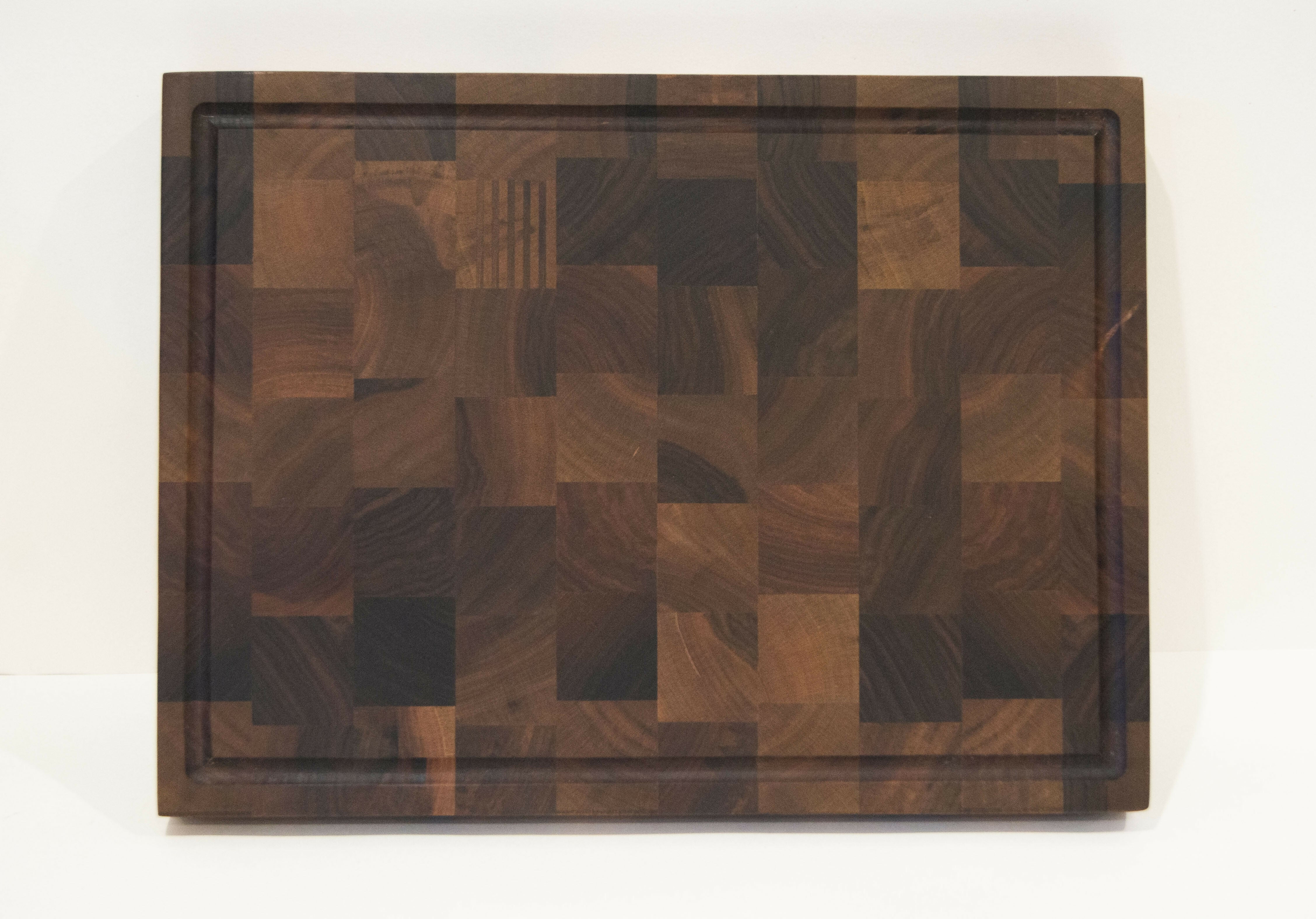 End-grain Walnut Chopping Board
