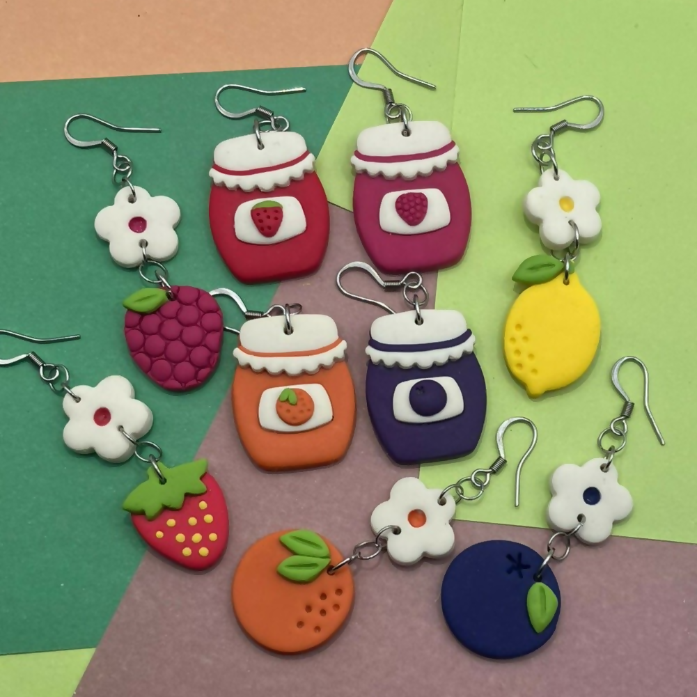 Fruit and Jam Earrings