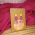Pink And Swirly Circle Dangle Polymer Clay Earrings