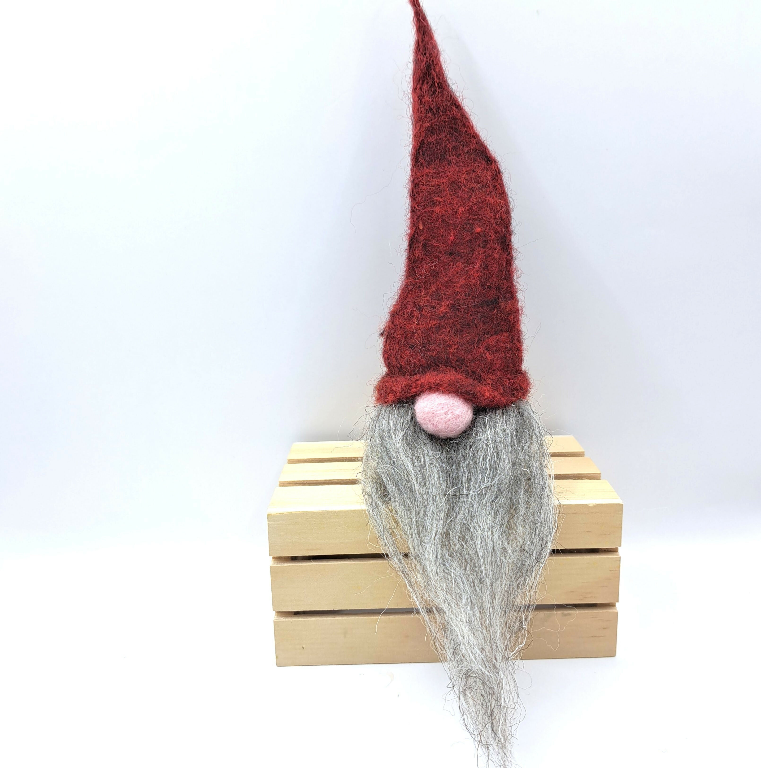 Needle Felted Christmas Gonk