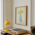 Daffodil Flower Vase Print