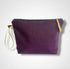 Purple Lotus Flower Linen Women’s Makeup Bag