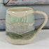 Hand Painted White Stoneware Mug