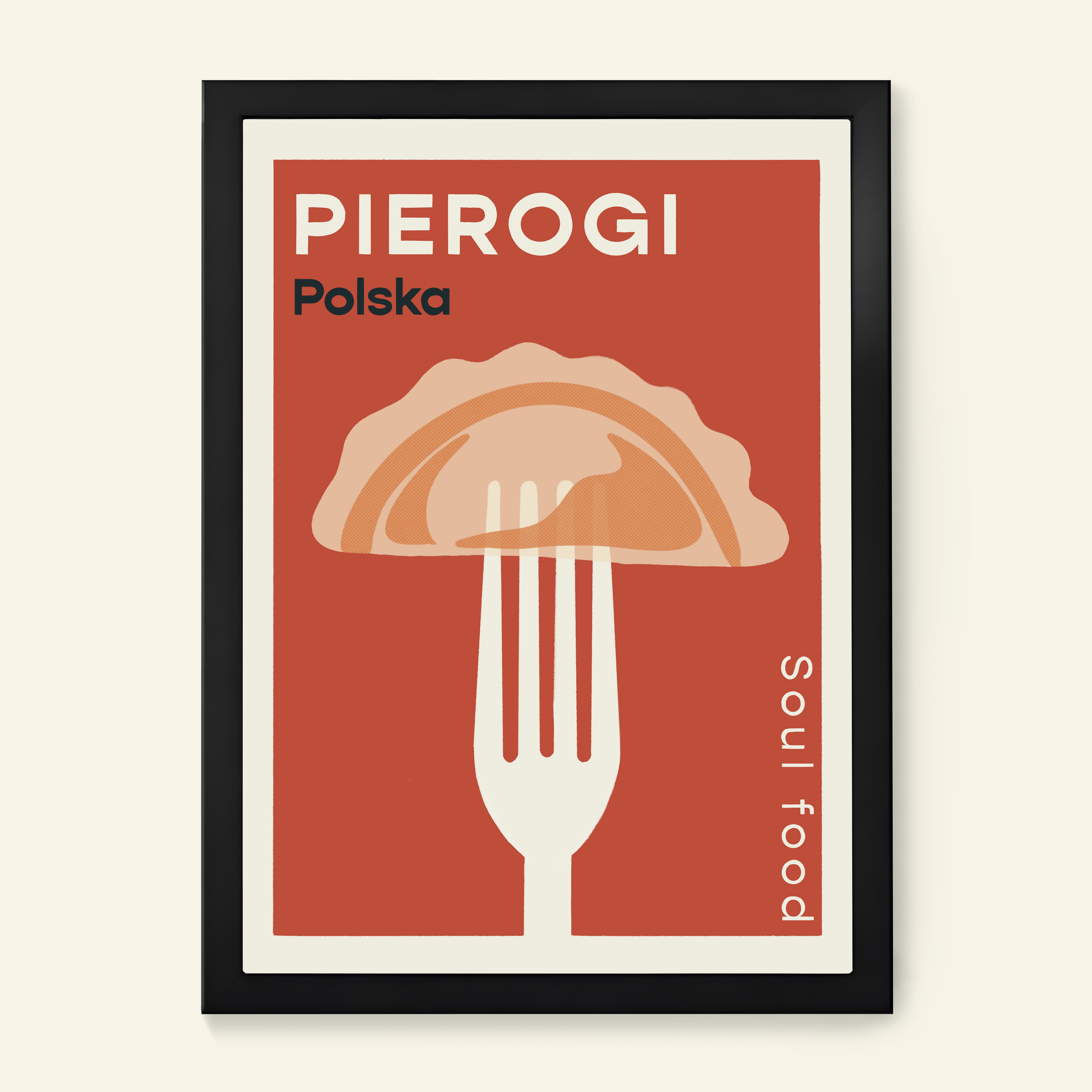 Pierogi Polish Food Print