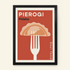 Pierogi Polish Food Print
