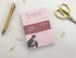 Tabby Cat A6 Notepad Pink