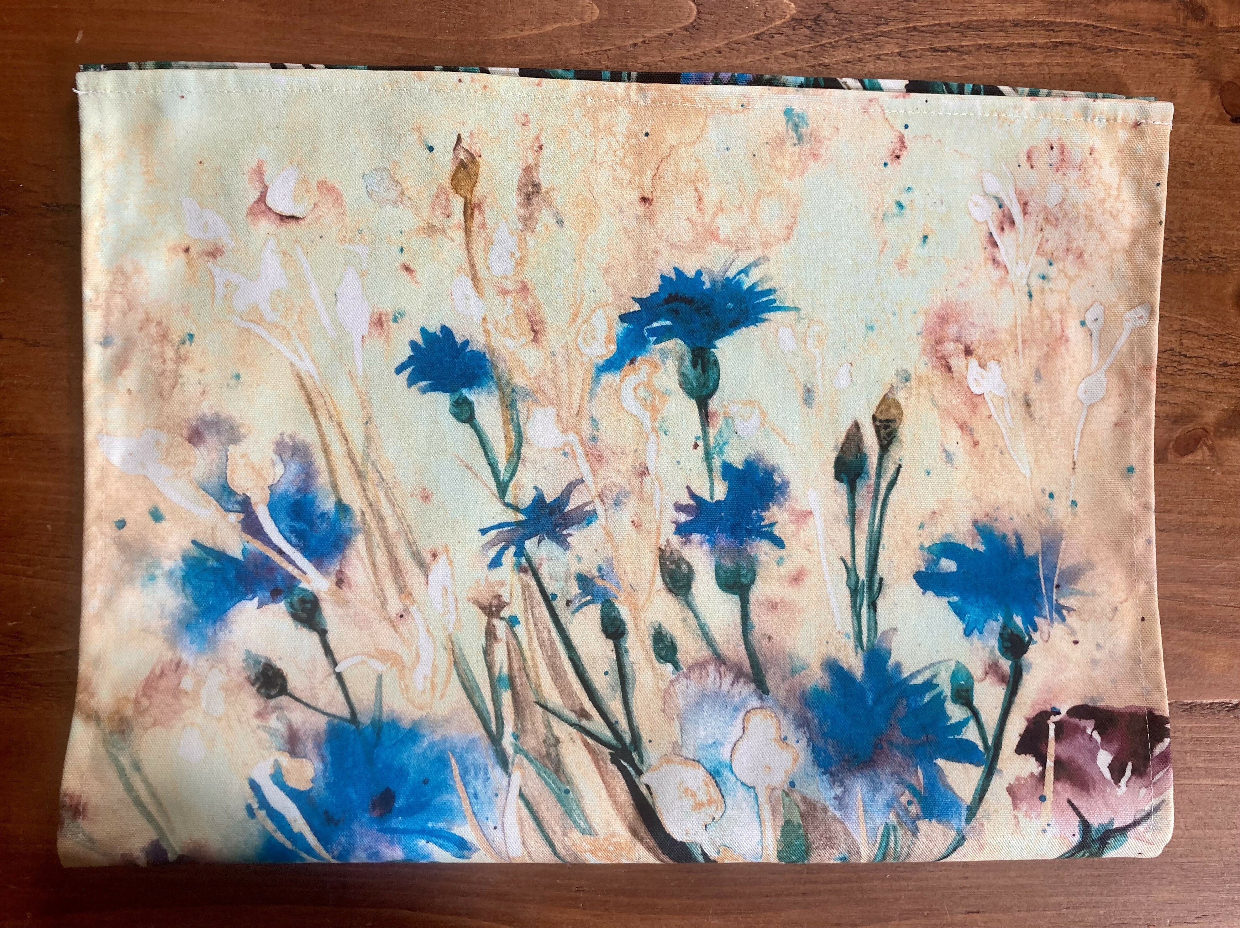 Cornflowers Tea Towel