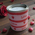 Love Heart Candle Tin – Pink & Red Valentine Design | Jasper & Co