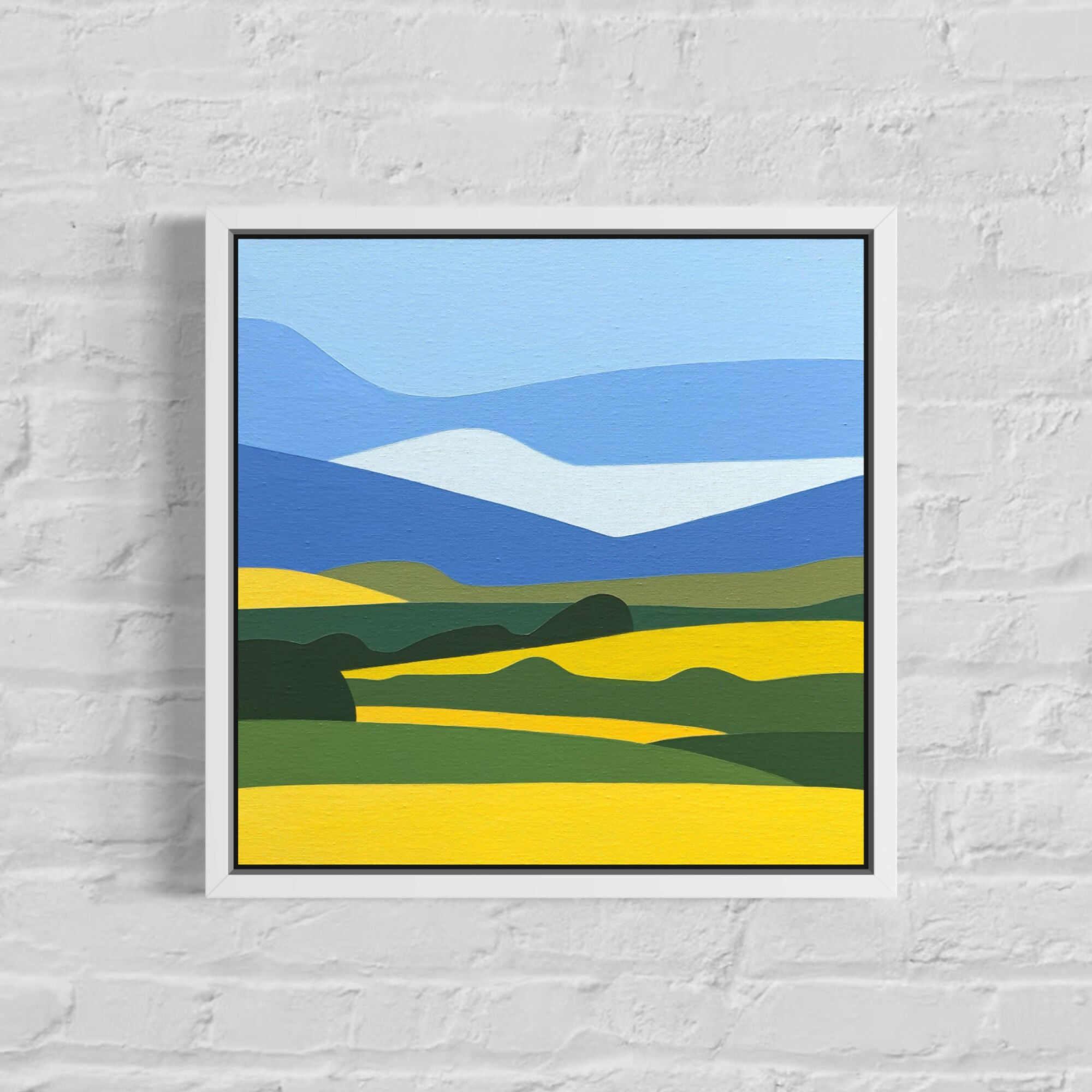 Fields of Spring - Original Painting 16x16"