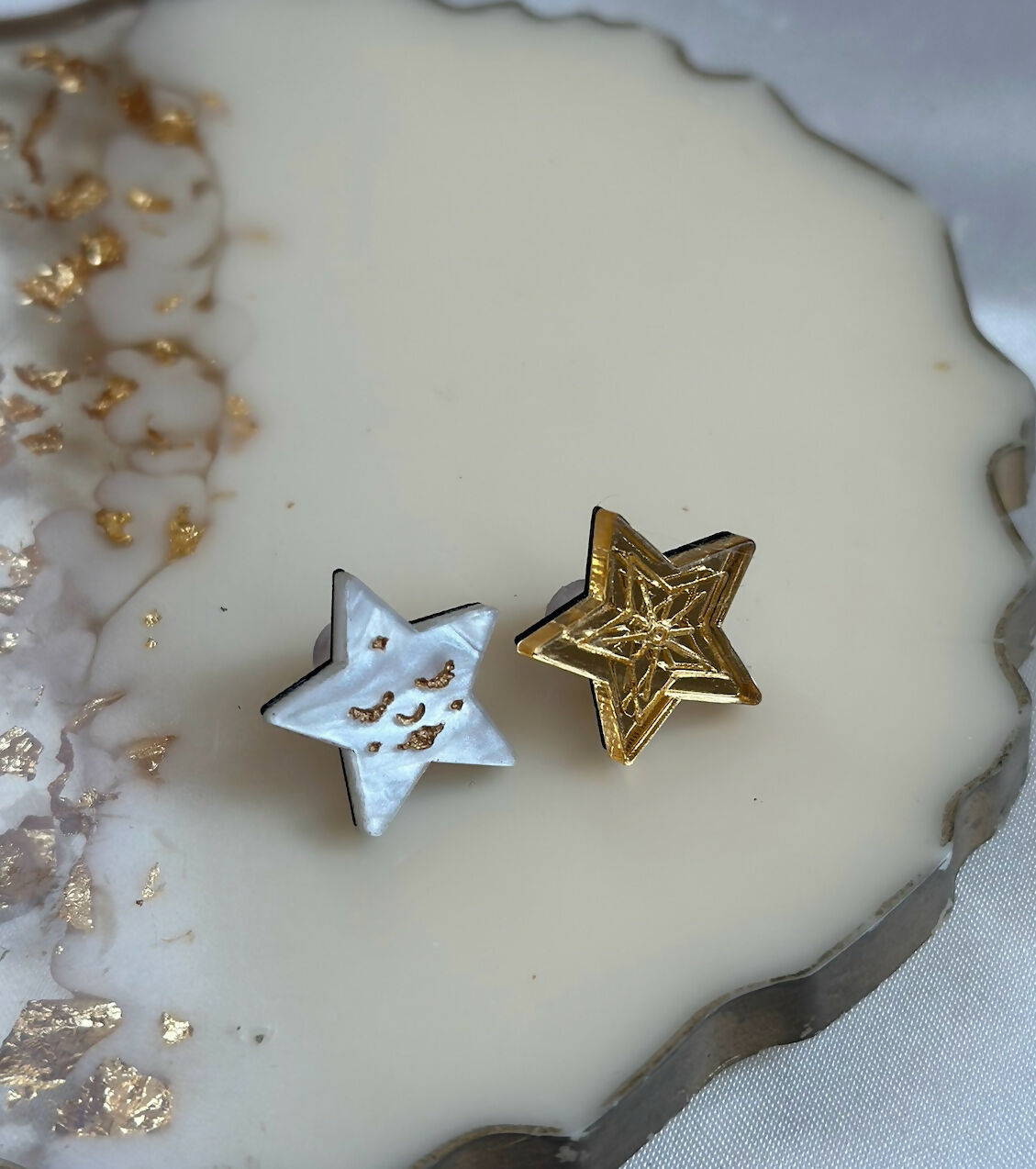 White Pearl, Celestial Star Face Studs