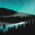 Wander With Me (Through The Night), A4 Print