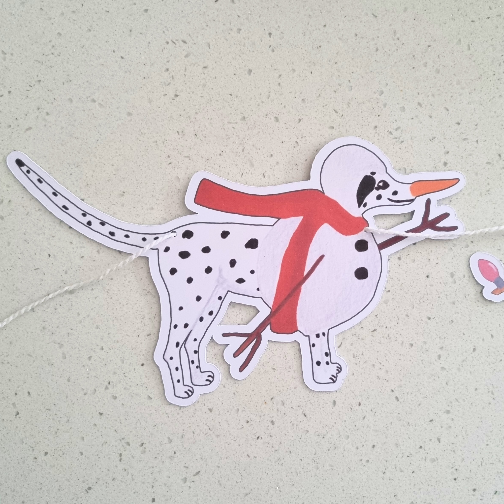 Dogs In Christmas Outfits Garland