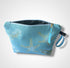 Sky Blue Sea Shells Linen Women’s Makeup Bag