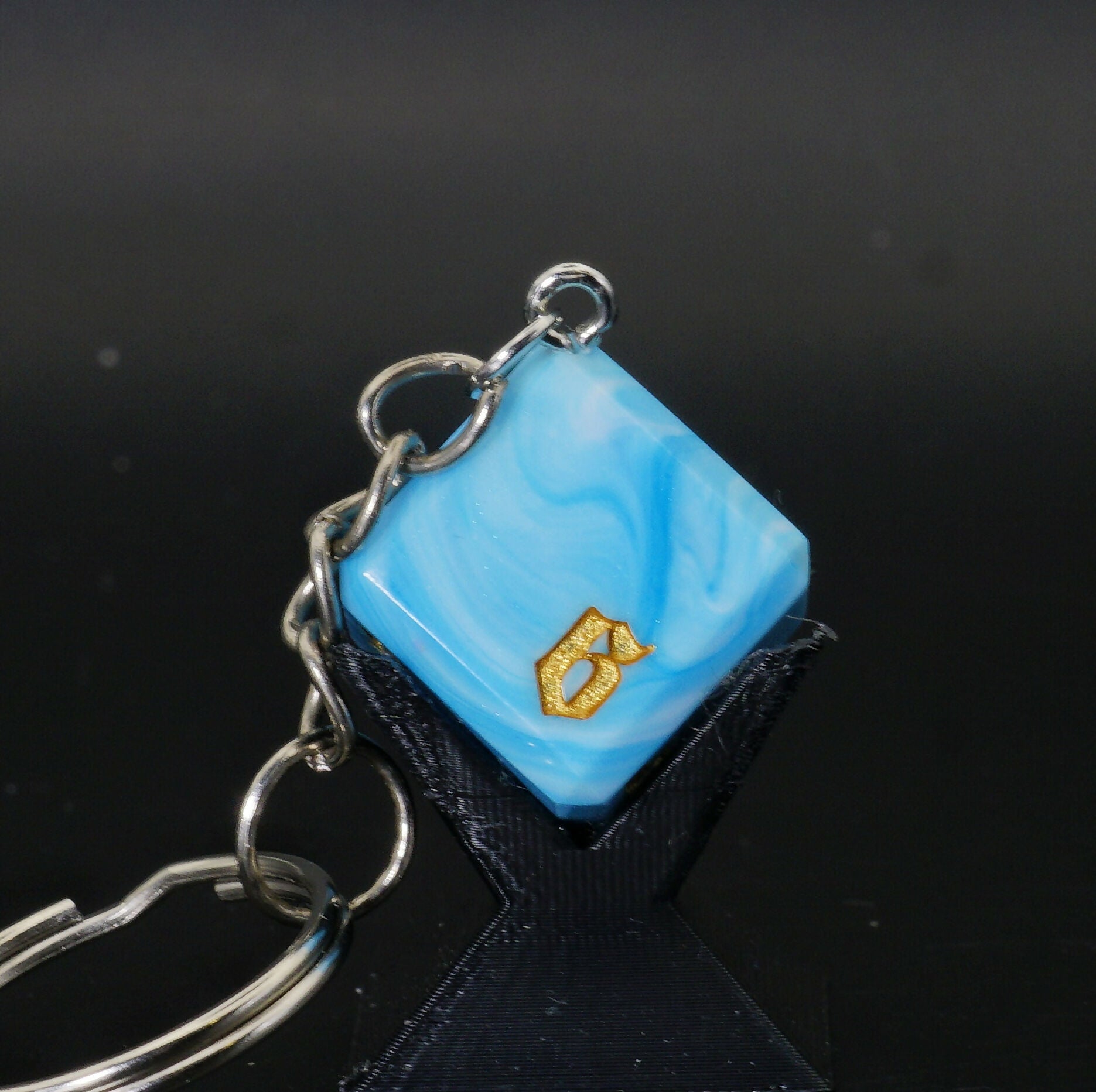 Solid Dice Keychains