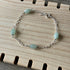 Sterling Silver Green Aventurine Bracelet