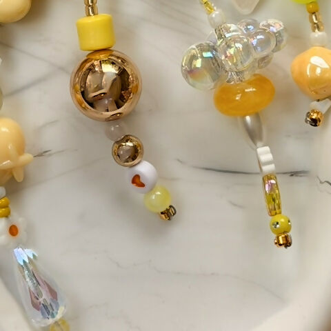 Fifi & Bo Bag Charm Strands Yellow
