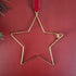 Christmas Star Tree Hanging; Wire-Art Citrine Crystal Festive Decor