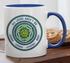 Leeds Utd Mug & Coaster Set BARCODE AWAY Design