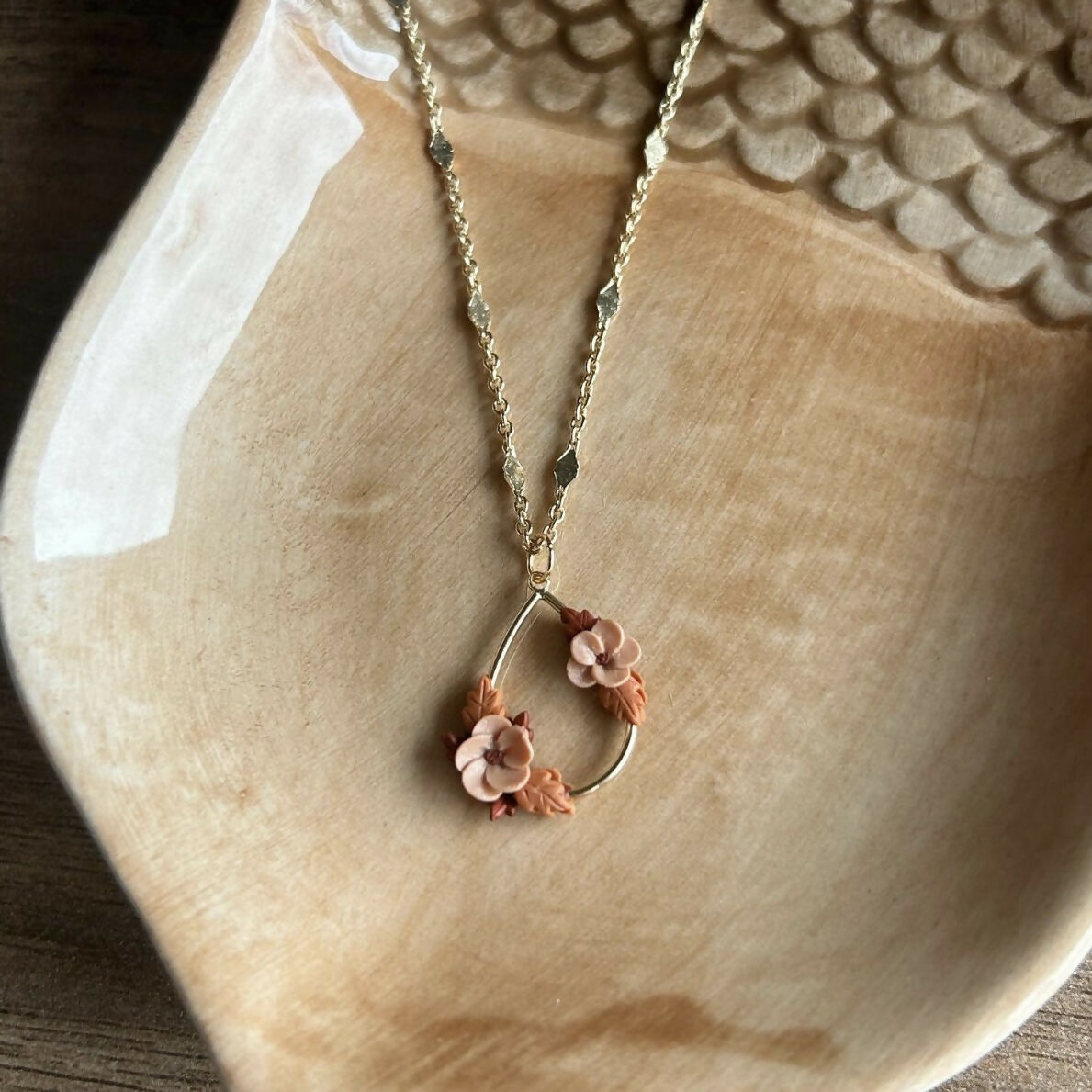 Autumn Flower Necklace