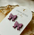 CUTE, CHRISTMAS BOW STUDS