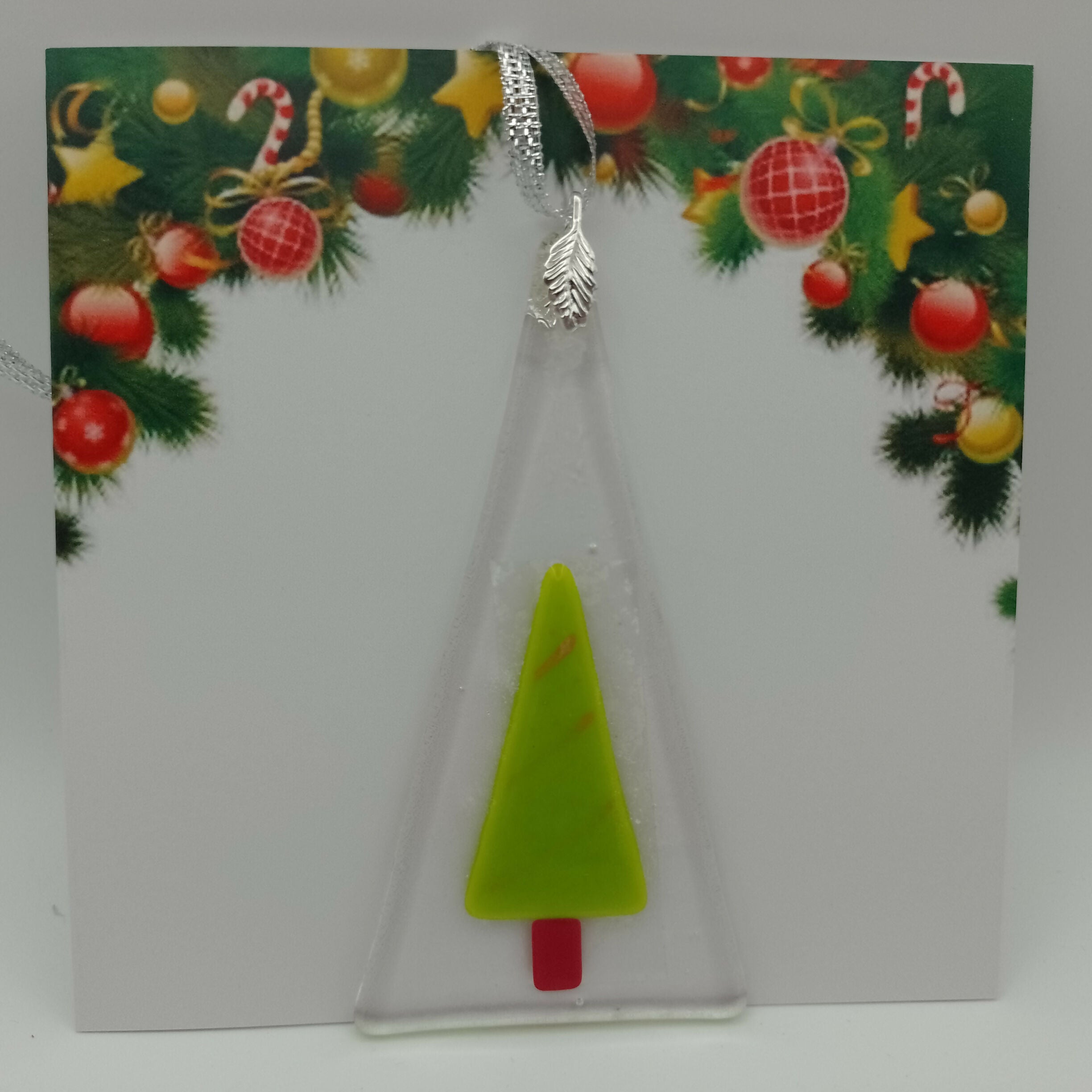 Fused Glass Christmas Card
