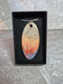 Unique Handcrafted Fiery Landscape Pendant