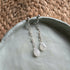 Sterling Silver Long Dangle Earrings with Labradorite & Moonstone Teardrops