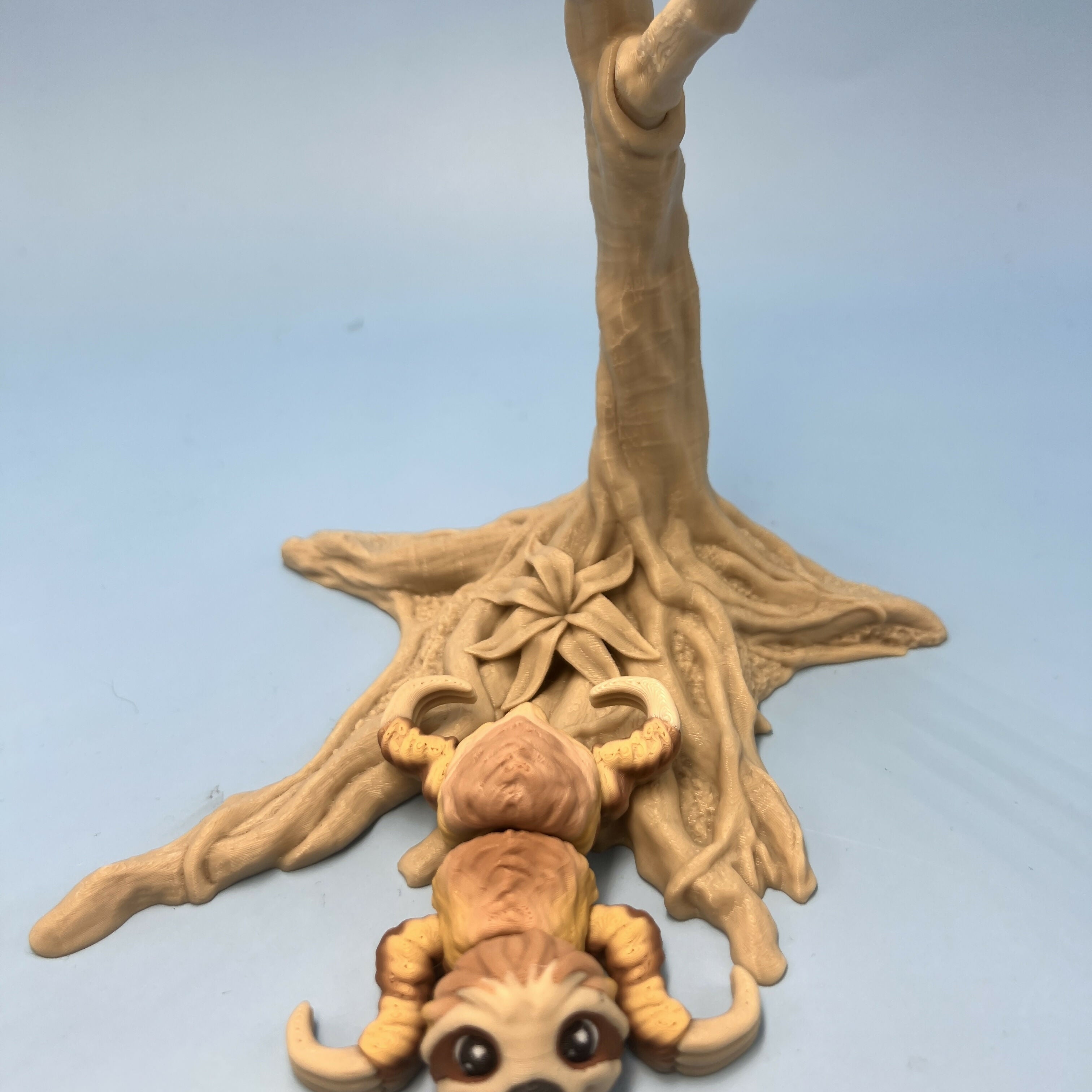 3D Printed SMALL: Articulated Sensory Fidget Animal friends Sloth 8cm