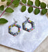 Funky Pattern Collection - Hexagon Polymer Clay Earrings