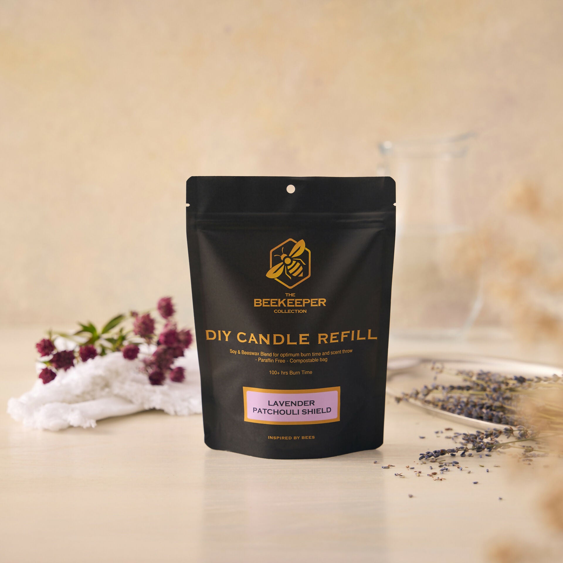 Lavender & Patchouli Candle Refill Pouch
