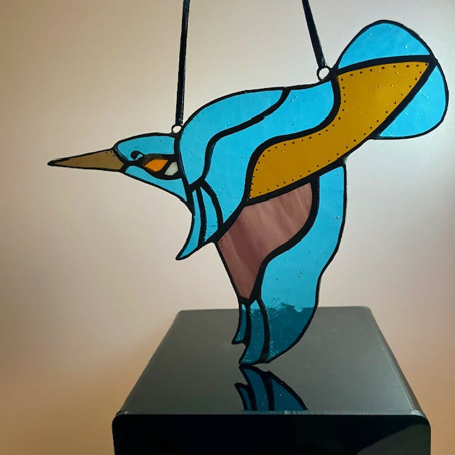 Stained Glass Kingfisher